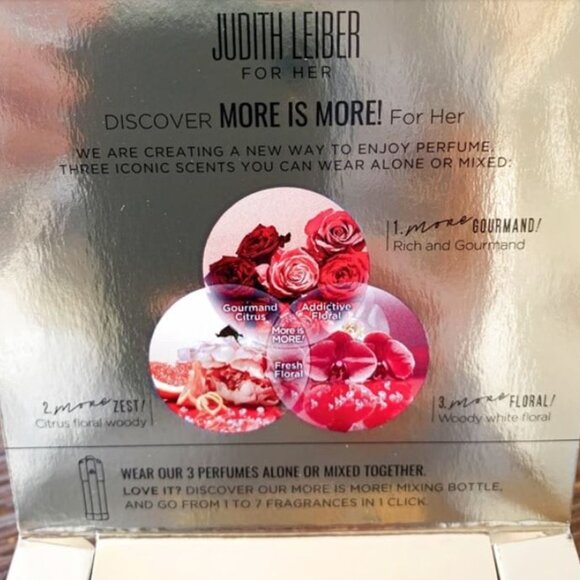 Judith Leiber More Is More Discovery Set 3 Fragrances Trial Size - Picture 3 of 3